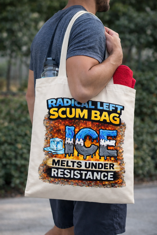 Ice Melts Under Resistance - Canvas Bag